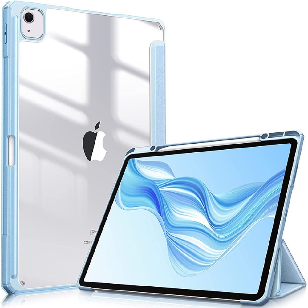 Case inteligentné zatváracie púzdro na tablet iPad Air 13 (2024)/(2025) - svetlomodré