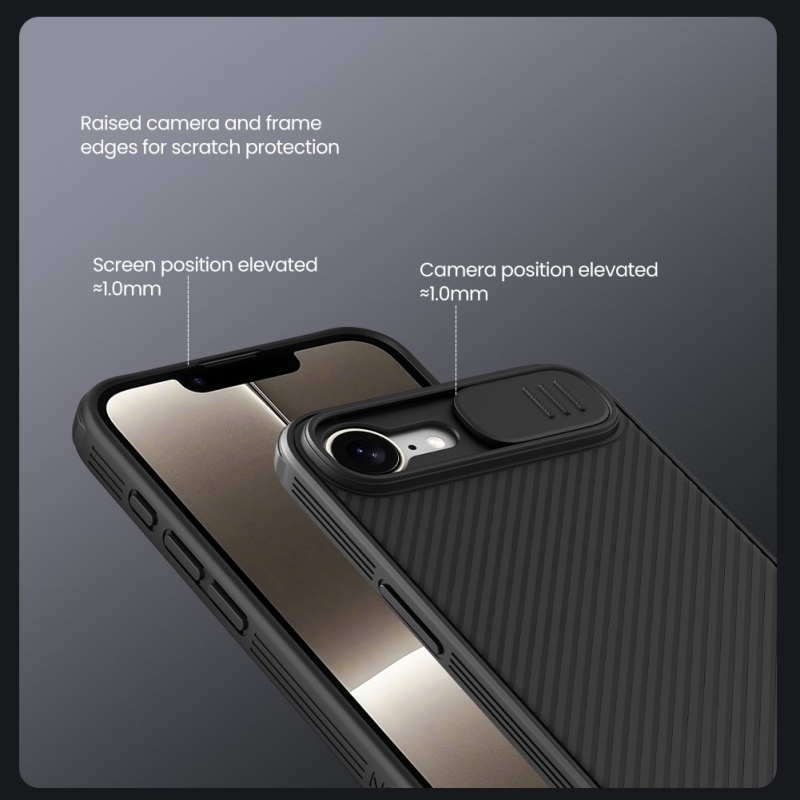 Nillkin CamShield PRO Magnetic Zadný Kryt pre Apple iPhone 16e Black