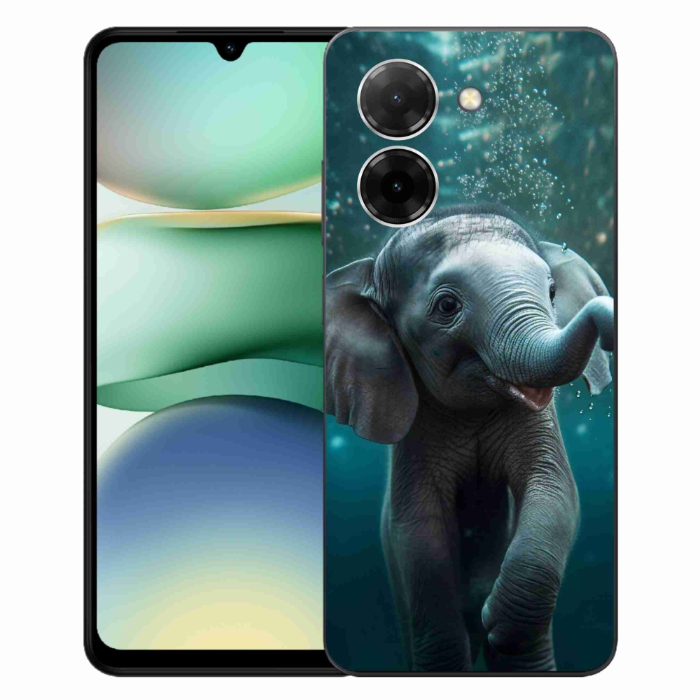 Gélový kryt mmCase na Xiaomi Redmi A5 - sloník pod vodou