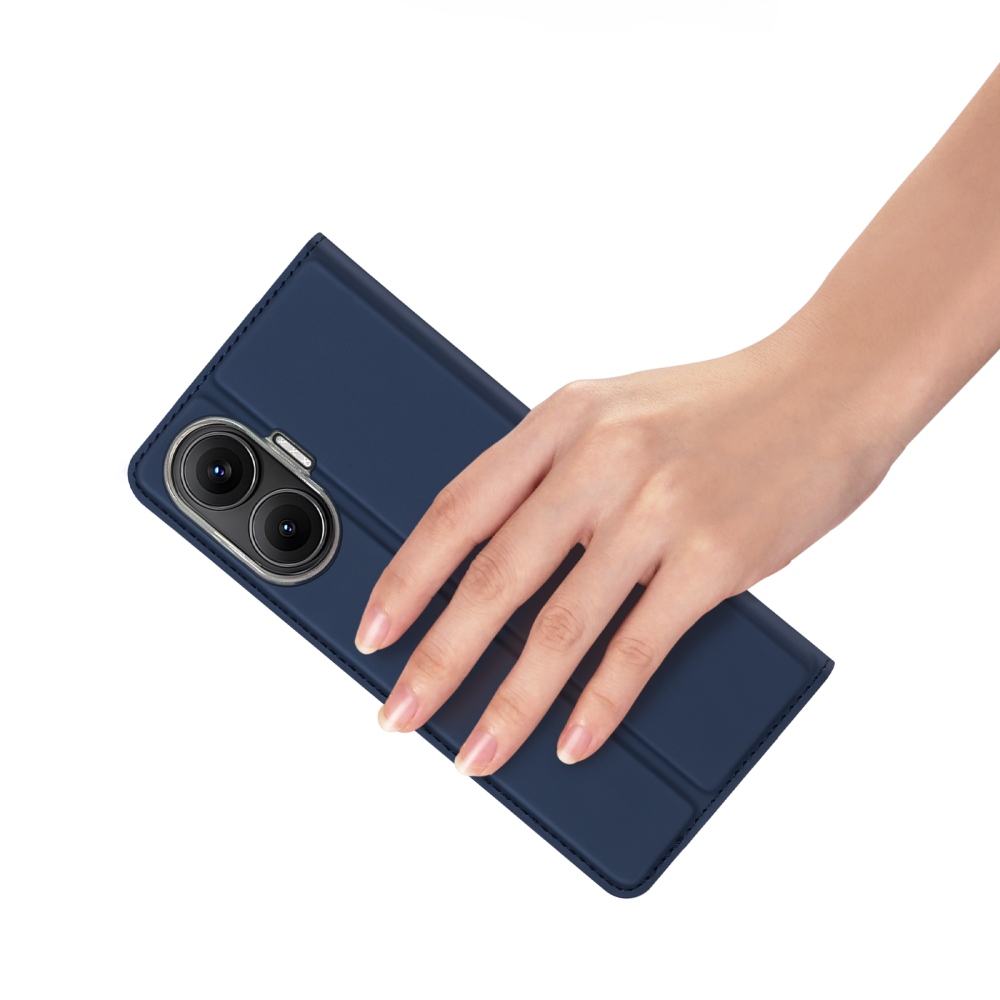 DUX knižkové puzdro na Xiaomi Poco F7 5G - tmavomodré