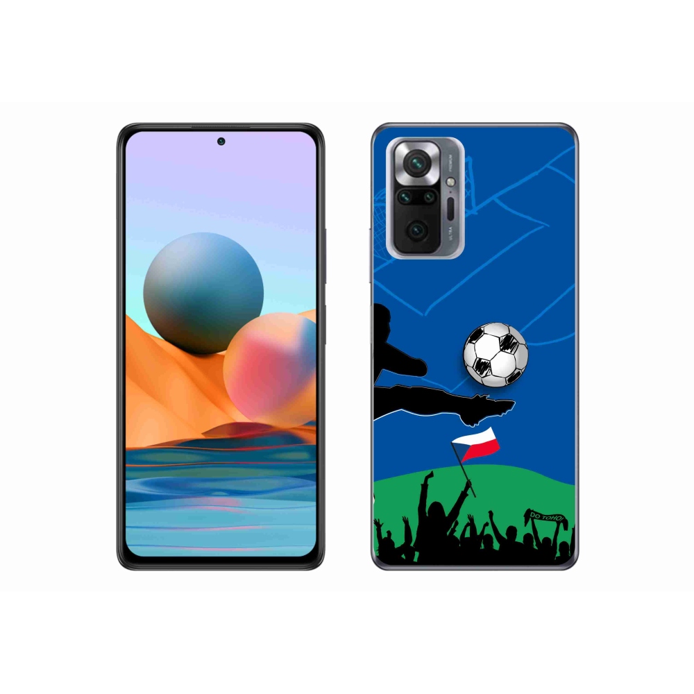 Gélový kryt mmCase na Xiaomi Redmi Note 10 Pro - fanúšikovia futbalu