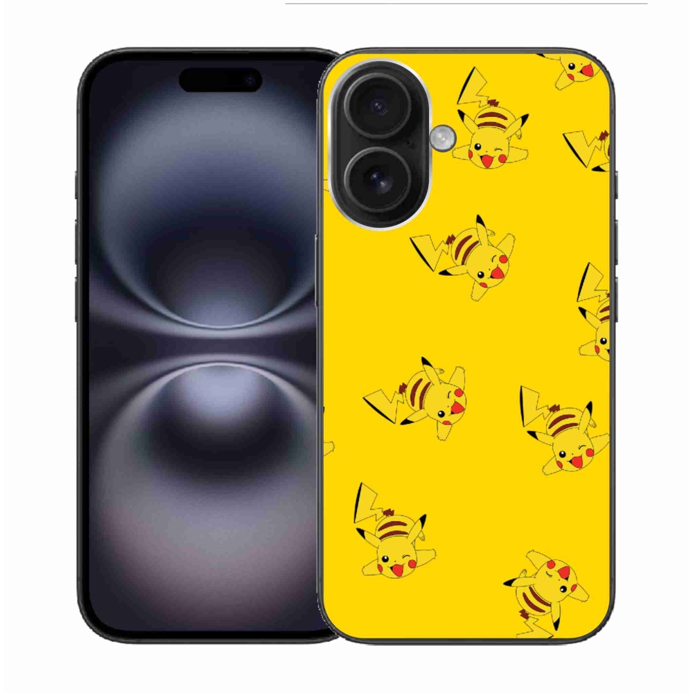 Gélový kryt mmCase na iPhone 16 - pikachu