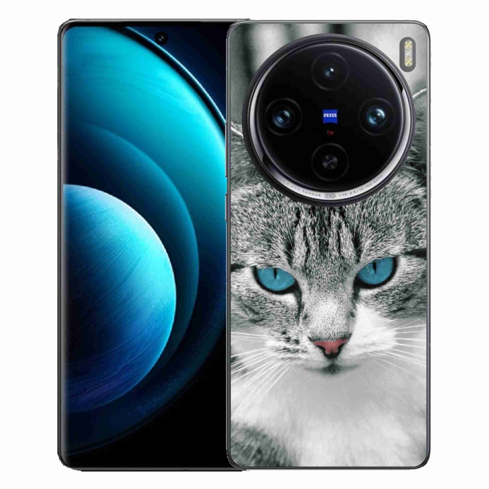 Gélový kryt mmCase na Vivo X100 Pro 5G - mačacie pohľad 1