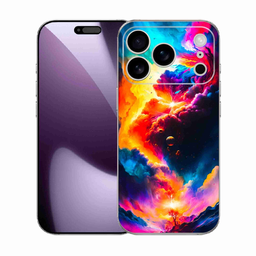 Gélový kryt mmCase na iPhone 17 Pro - abstraktný motív