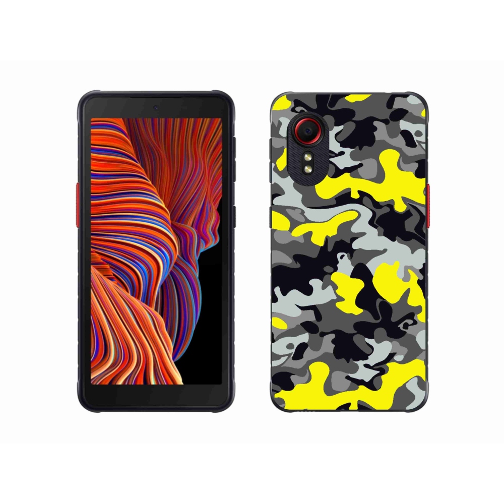 Gélový kryt mmCase na Samsung Galaxy Xcover 5 - maskáčový vzor 6