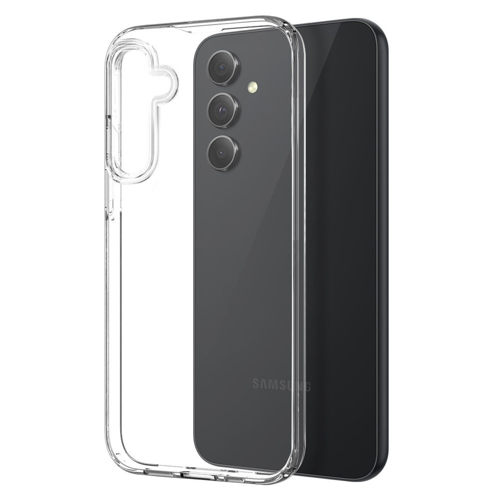 NORTHJO priehľadný gélový obal + tvrdené sklo na Samsung Galaxy A35 5G - priehľadný