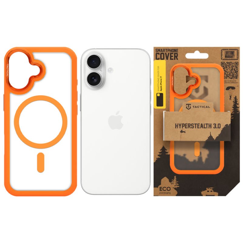 Tactical MagForce Hyperstealth 3.0 Puzdro pre Apple iPhone 17 Agent Orange