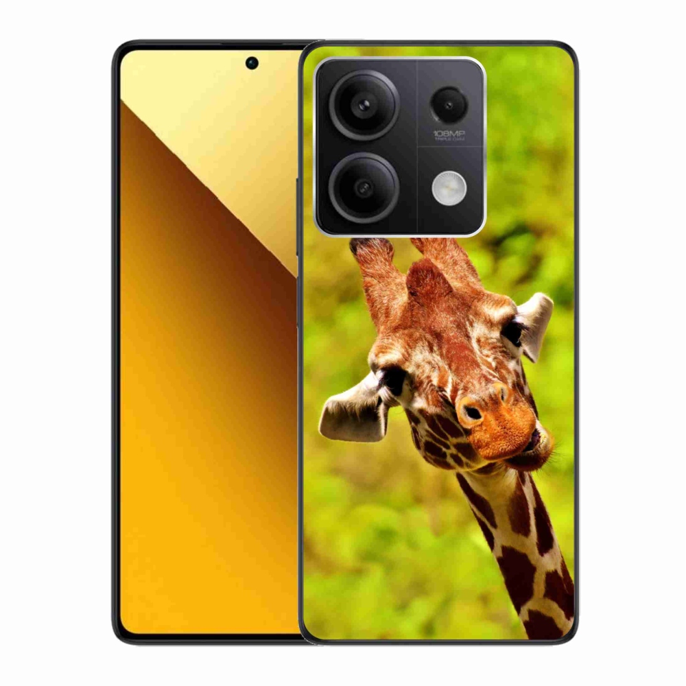 Gélový kryt mmCase na Xiaomi Redmi Note 13 5G - žirafa