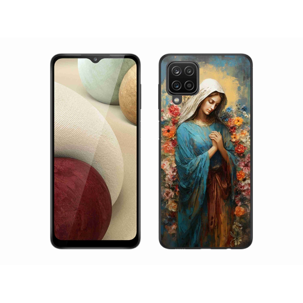 Gélový kryt mmCase na Samsung Galaxy A12 - svätá žena