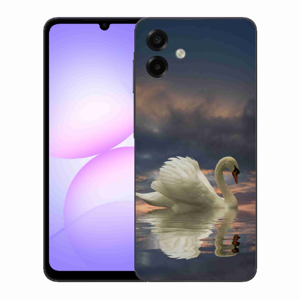 Gélový kryt mmCase na Samsung Galaxy A07 4G - labuť
