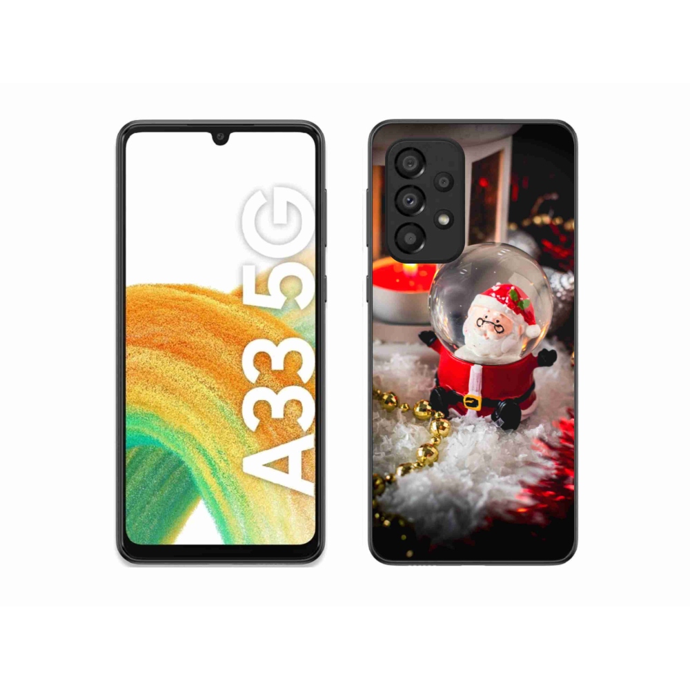 Gélový kryt mmCase na Samsung Galaxy A33 5G - Santa Claus 1