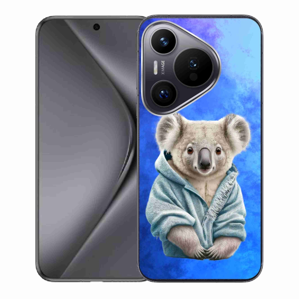 Gélový kryt mmCase na Huawei Pura 70 - koala vo svetri