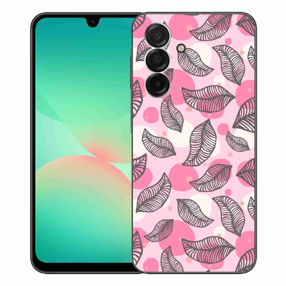 Gélový kryt mmCase na Samsung Galaxy A26 5G - kreslené padajúce listy