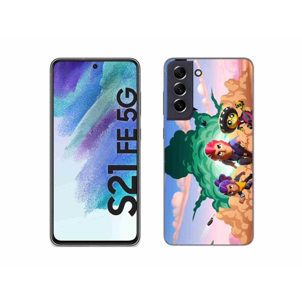 Gélový kryt mmCase na Samsung Galaxy S21 FE 5G - brawl stars