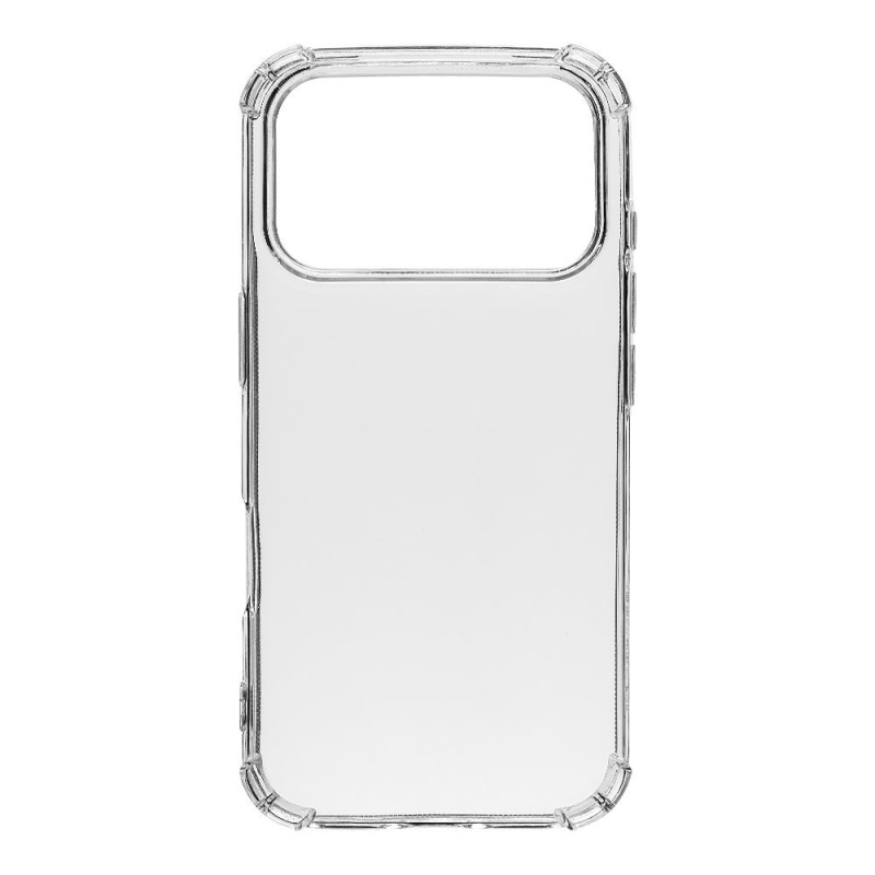 Taktický kryt TPU Plyo pre Apple iPhone 17 Pro Transparent