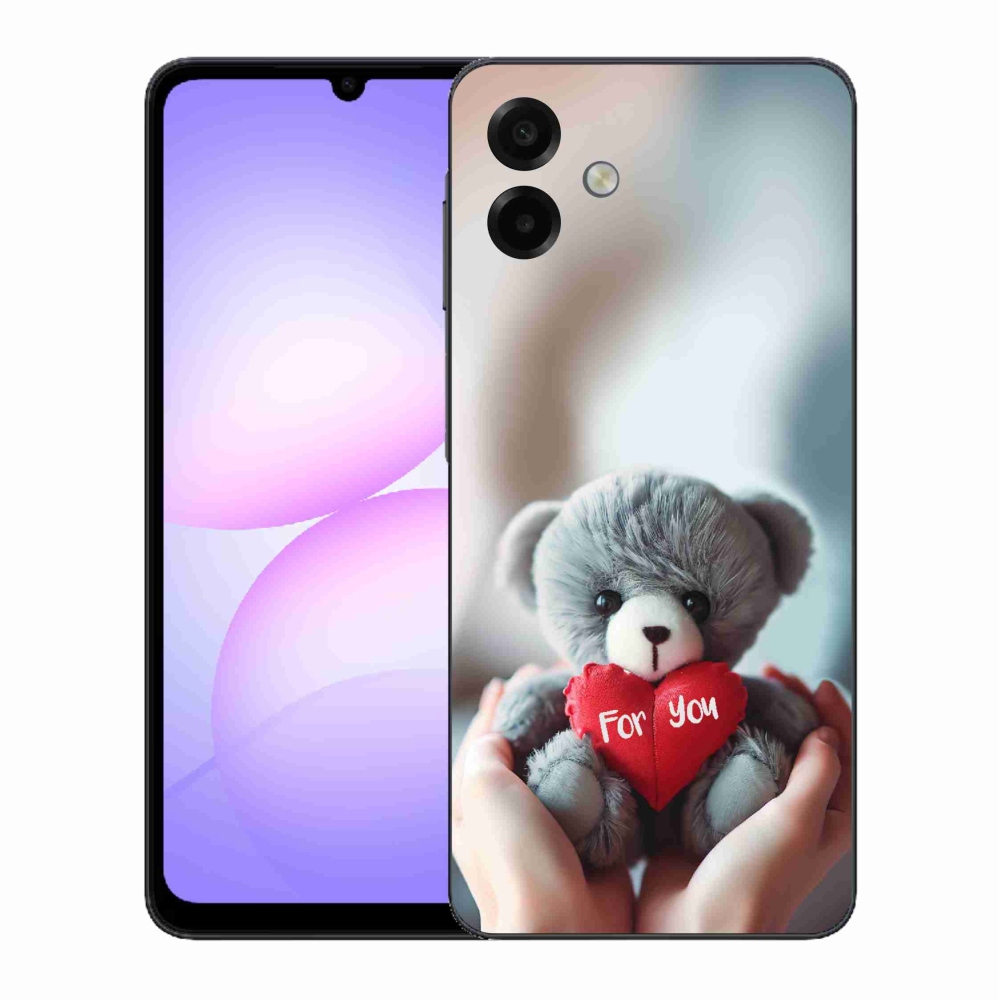 Gélový kryt mmCase na Samsung Galaxy A07 4G - medvedík pre zamilovaných