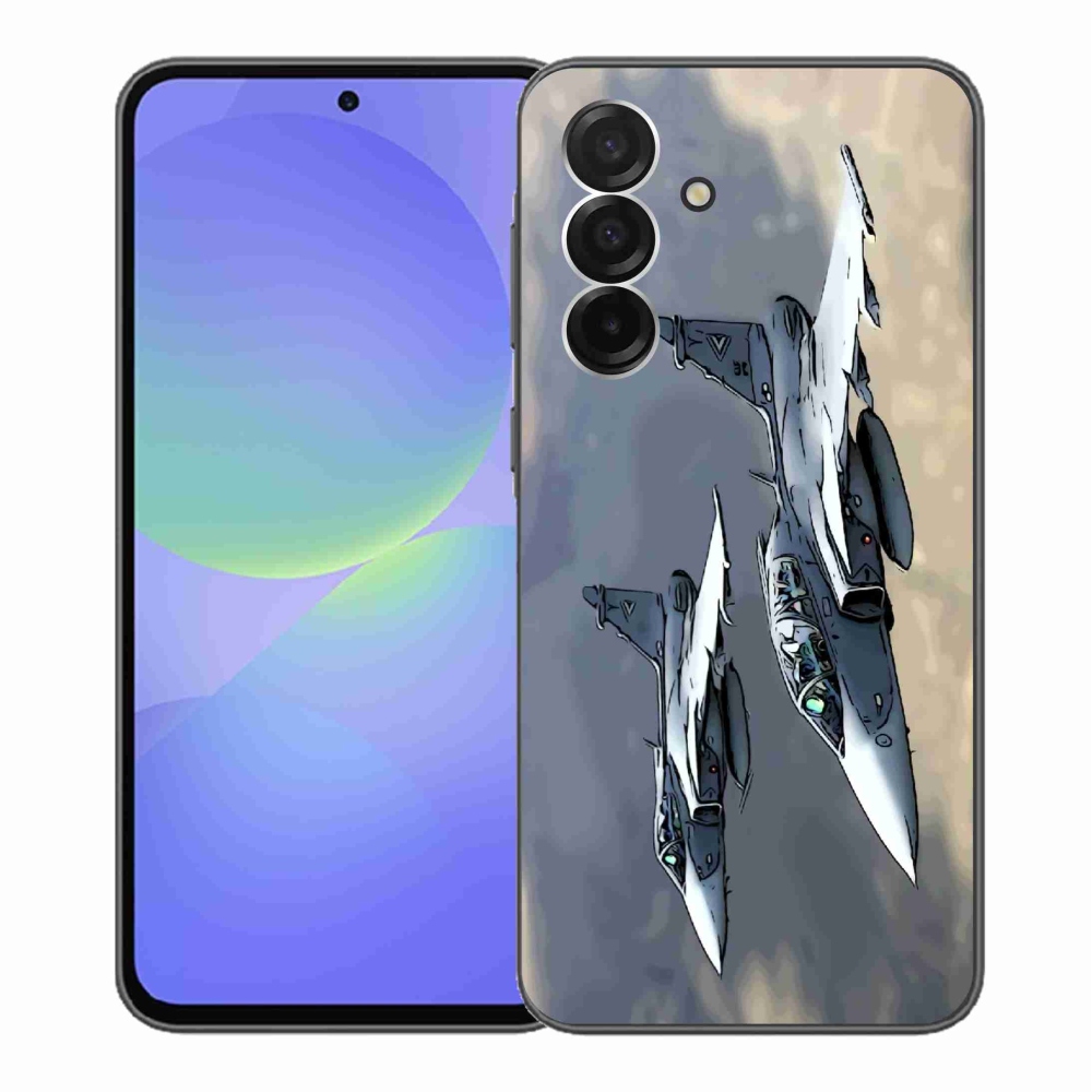 Gélový kryt mmCase na Samsung Galaxy A36 5G - stíhačky