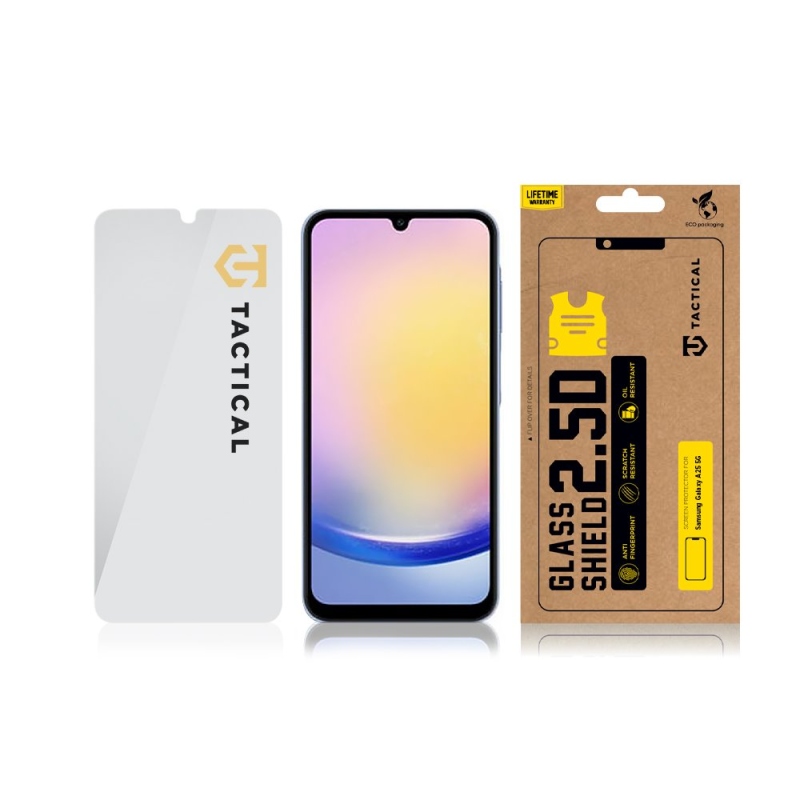 Tactical Glass Shield 2.5D sklo pre Samsung Galaxy A25 5G Clear