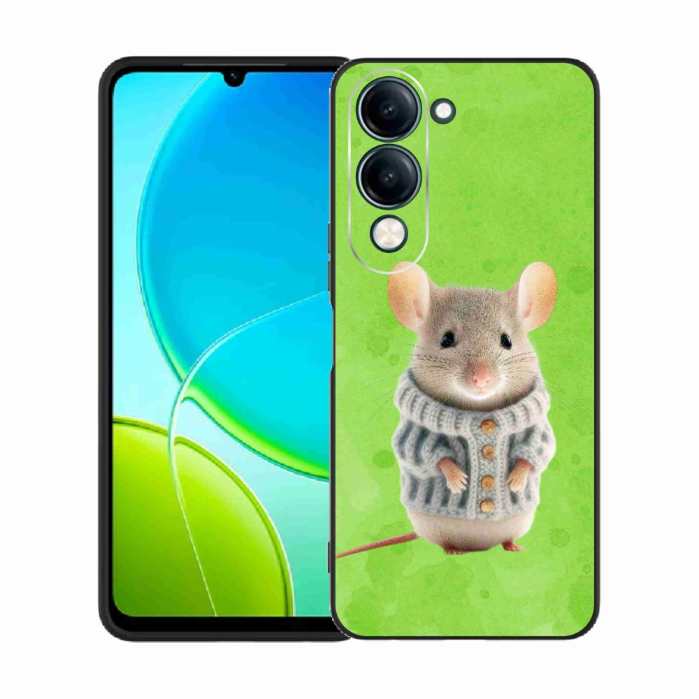 Gélový kryt mmCase na Vivo Y29s 5G - myška vo svetri