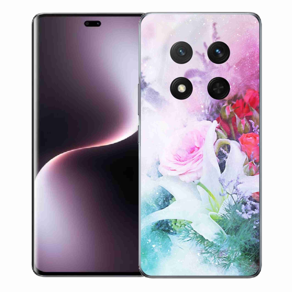 Gélový kryt mmCase na Honor Magic 7 Lite 5G - kvety 4