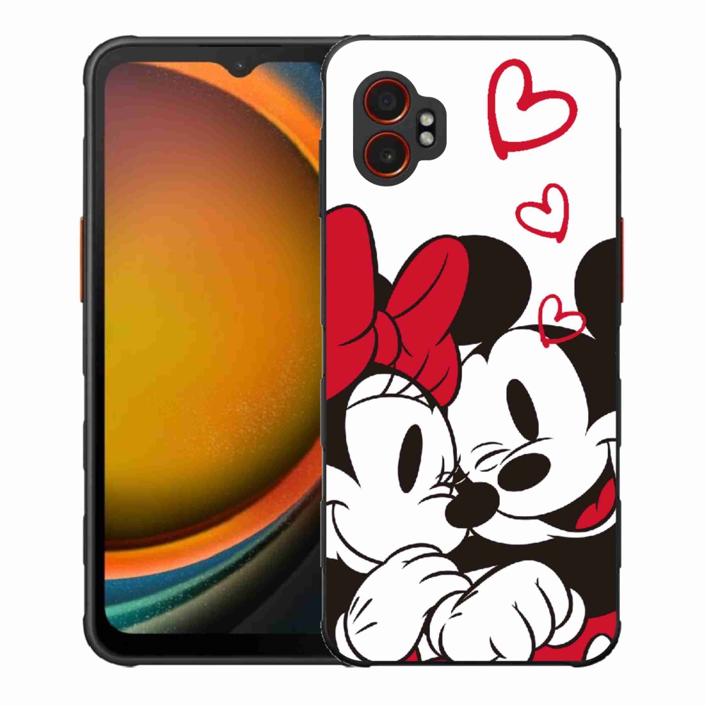 Gélový kryt mmCase na Samsung Galaxy Xcover 7 Pro - minnie a mickey