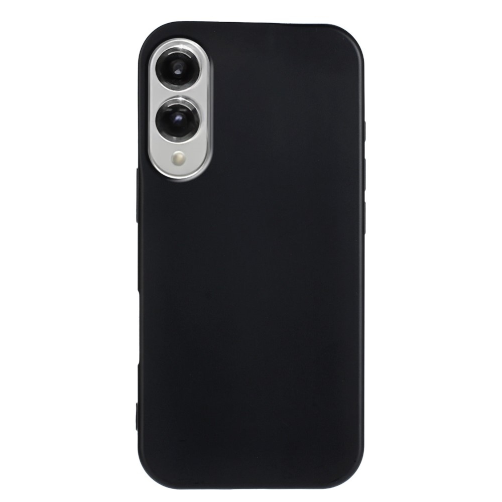 Matný gélový obal na Samsung Galaxy S25 Edge - čierny
