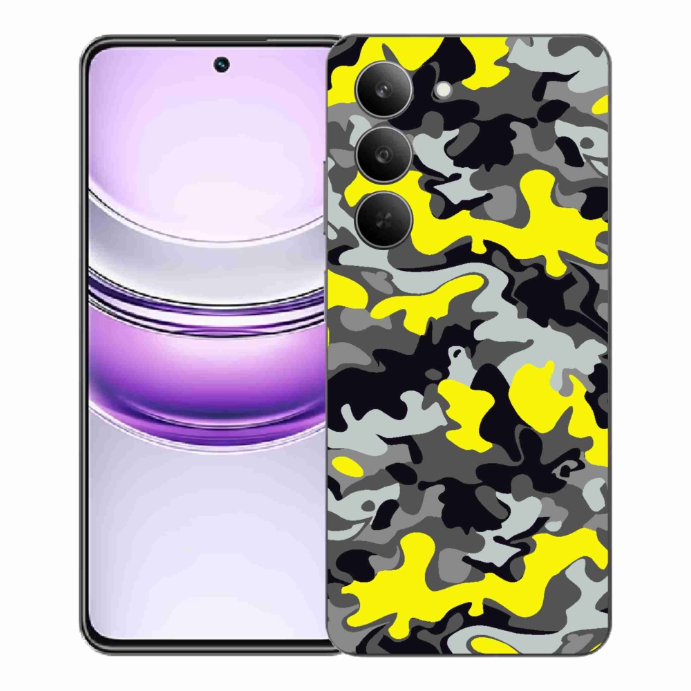 Gélový kryt mmCase na Realme 14x 5G - maskáčový vzor 6