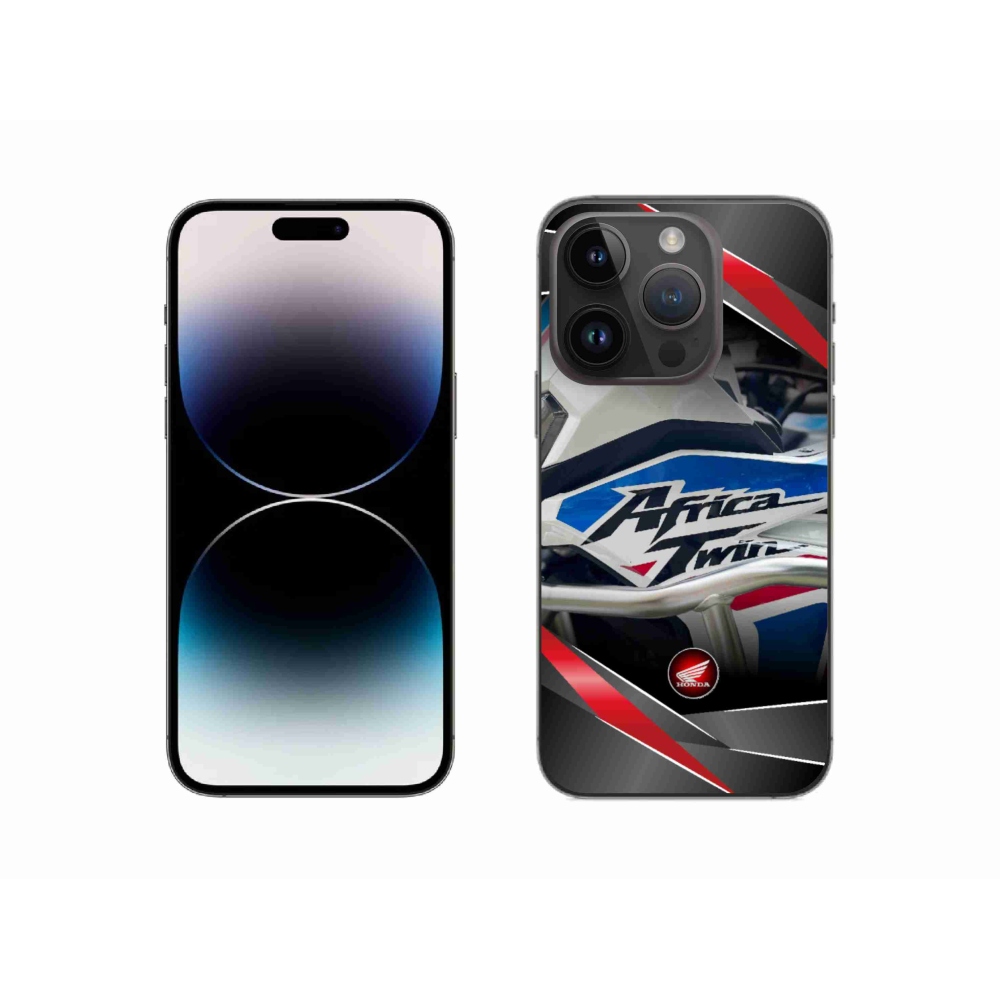 Gélový kryt mmCase na iPhone 14 Pro 6.1 - motorka honda