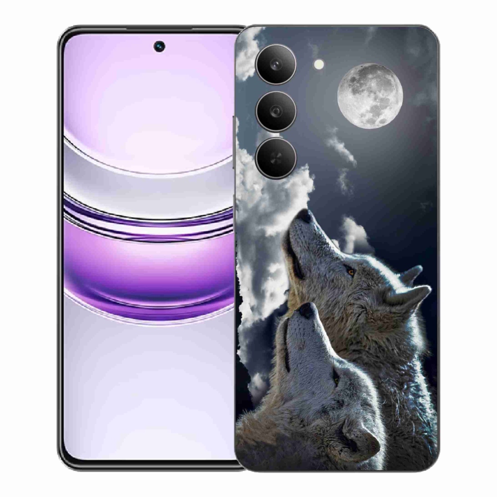 Gélový kryt mmCase na Realme 14x 5G - vlci