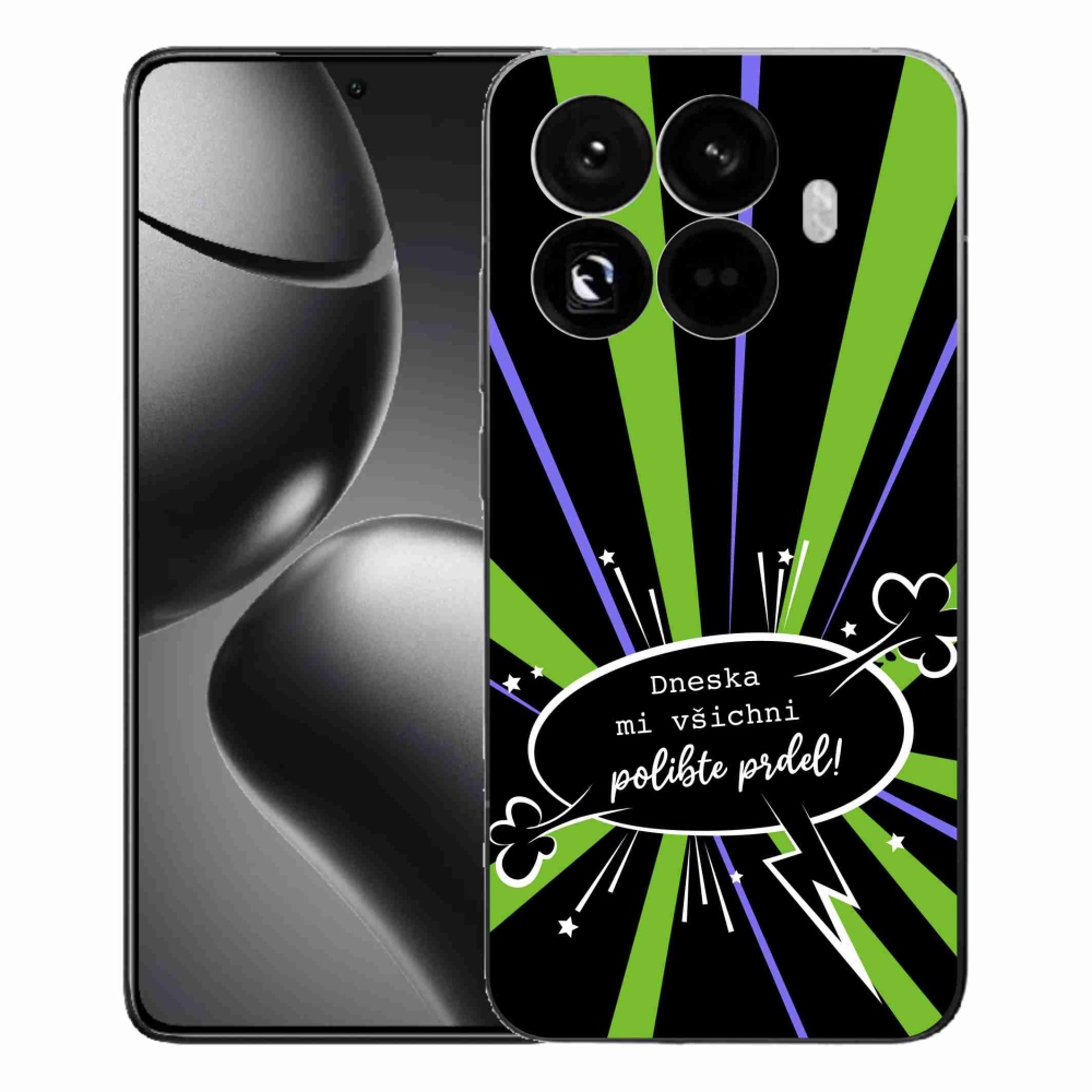Gélový kryt mmCase na Xiaomi 15T Pro - vtipný text 15 čierne pozadie