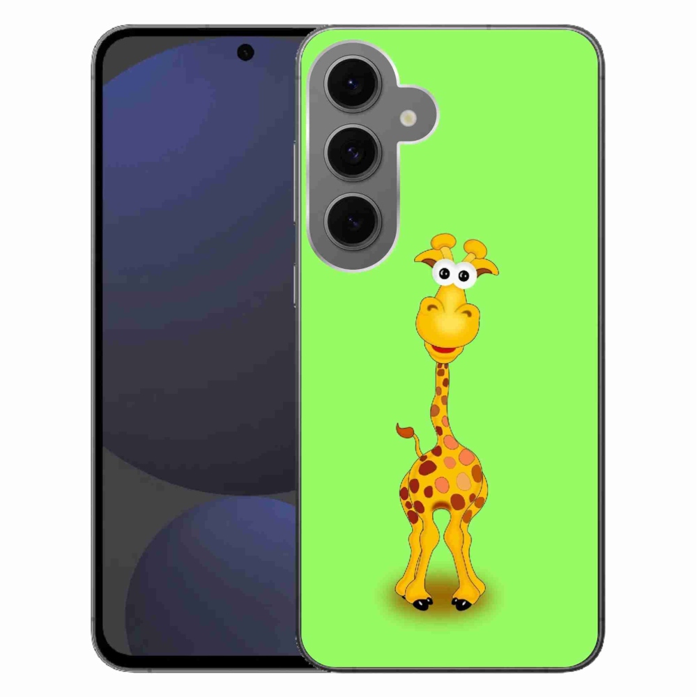 Gélový kryt mmCase na Samsung Galaxy S24 FE - kreslená žirafa