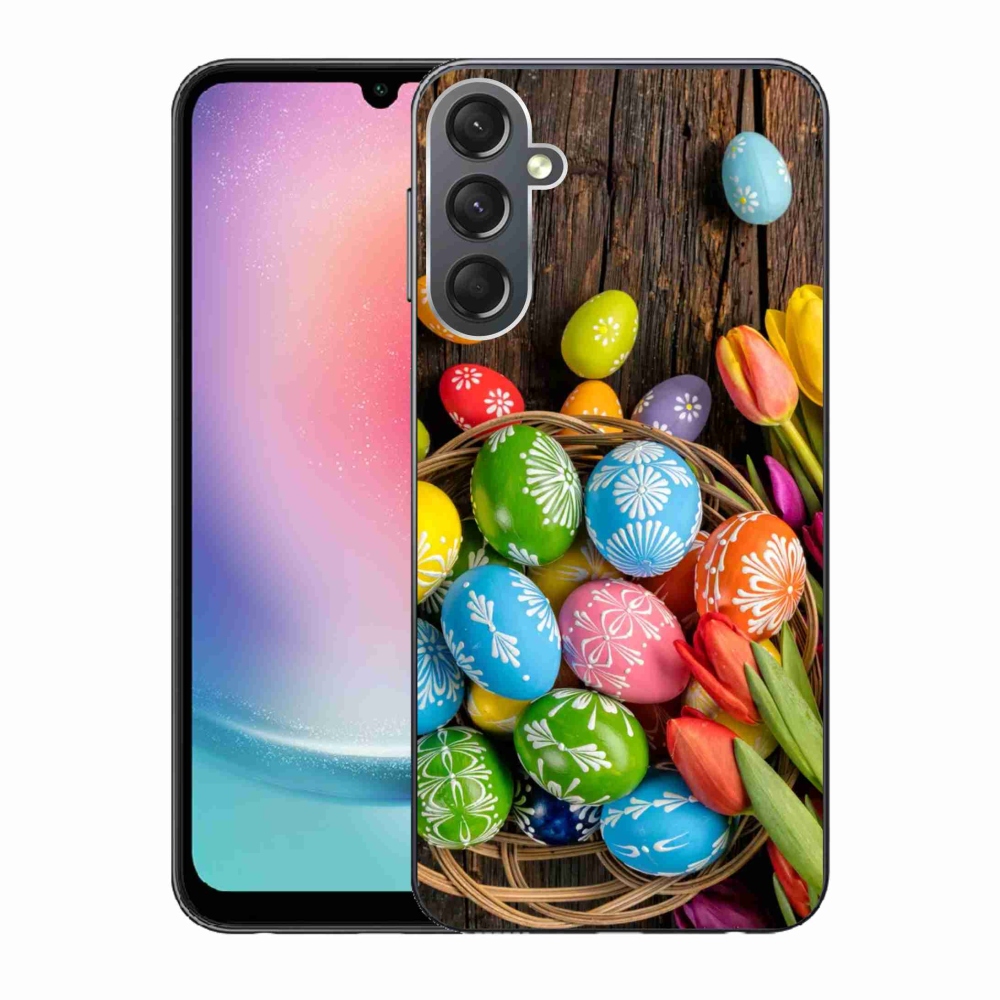 Gélový kryt mmCase na Samsung Galaxy A24 - veľkonočné vajíčka