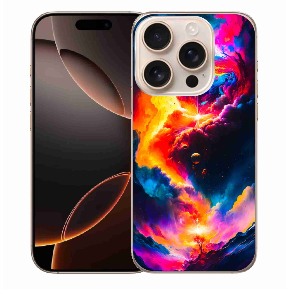 Gélový kryt mmCase na iPhone 16 Pro Max - abstraktný motív