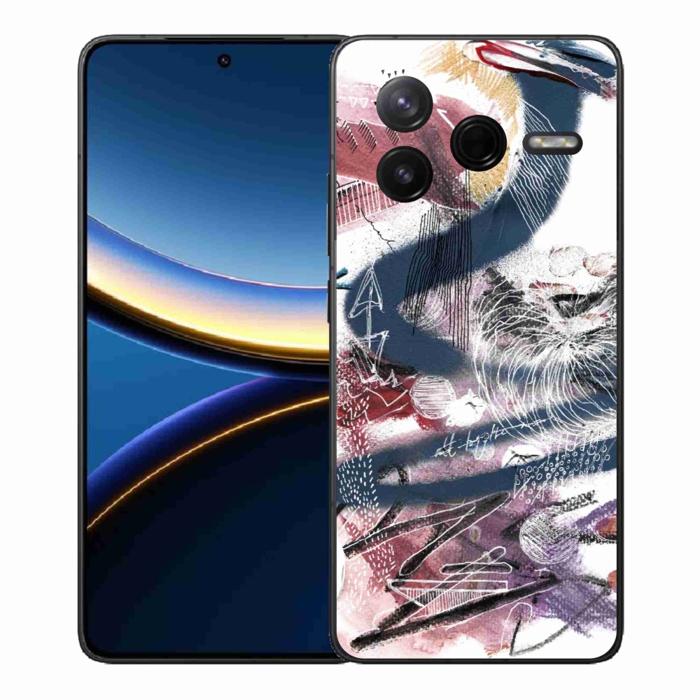 Gélový kryt mmCase na Xiaomi Poco F7 Pro - abstraktný motív 28