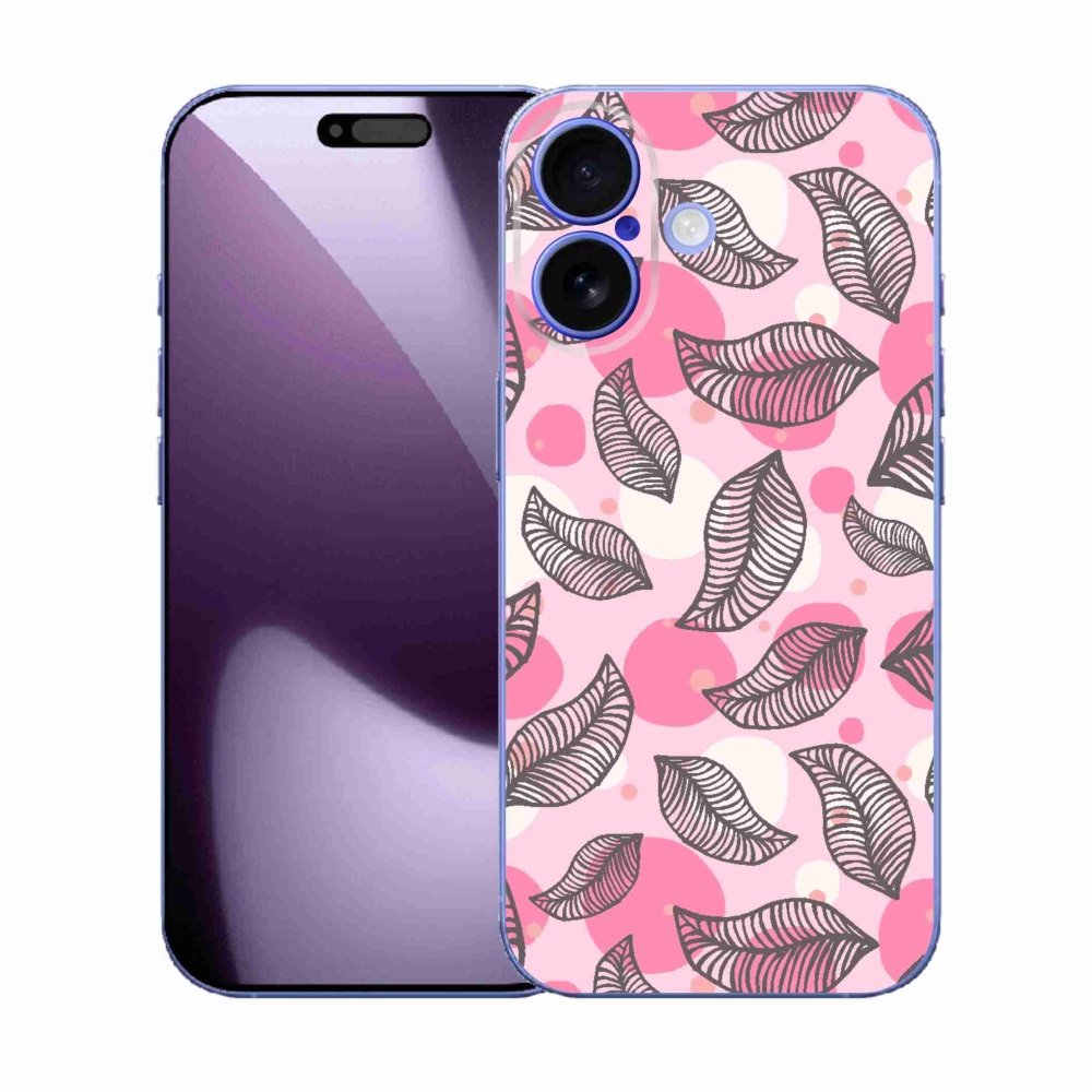 Gélový kryt mmCase na iPhone 17 - kreslené padajúce listy