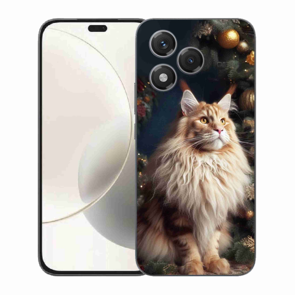 Gélový kryt mmCase na Honor 400 Lite - mačka pri stromčeku