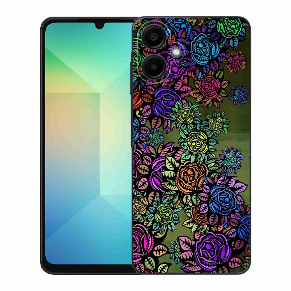 Gélový kryt mmCase na Samsung Galaxy A06 4G - kvety 6