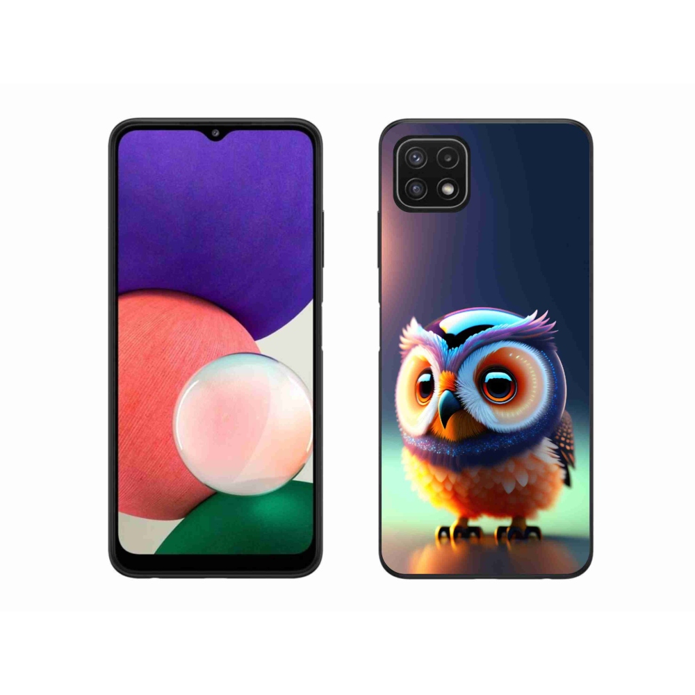 Gélový kryt mmCase na Samsung Galaxy A22 5G - sovička