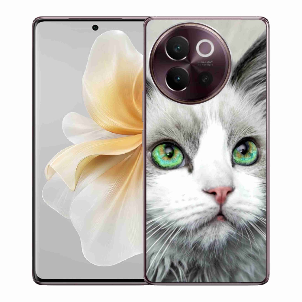 Gélový kryt mmCase na Vivo V40 Lite 5G - mačacie pohľad