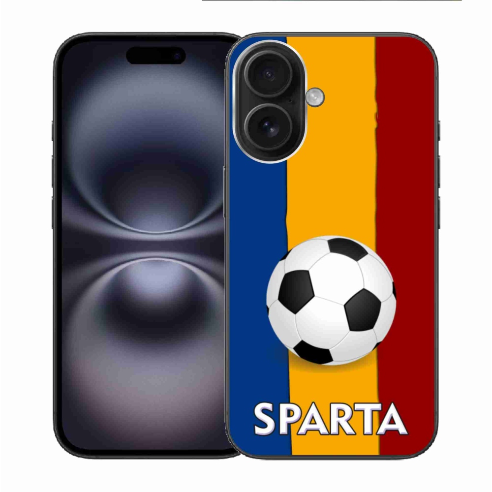 Gélový kryt mmCase na iPhone 16 - futbal 1