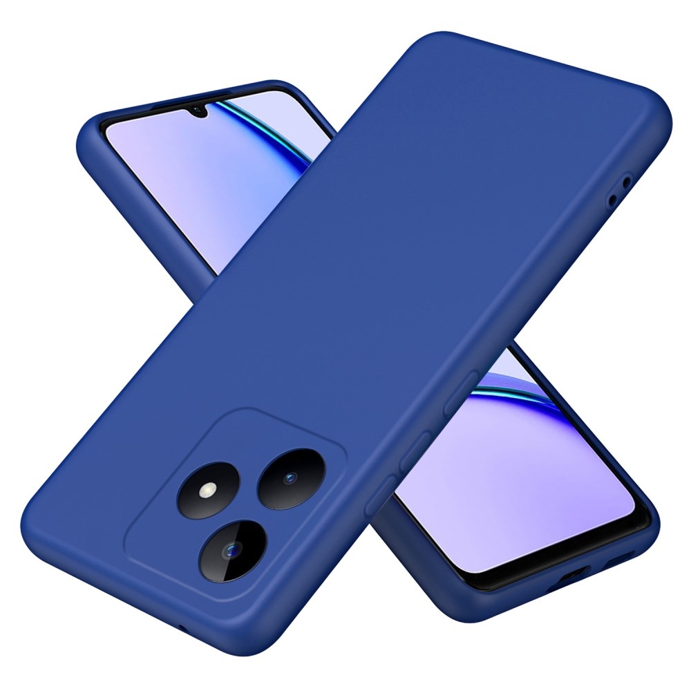 Matte gélový obal na mobil Realme C51/C53 - modrý