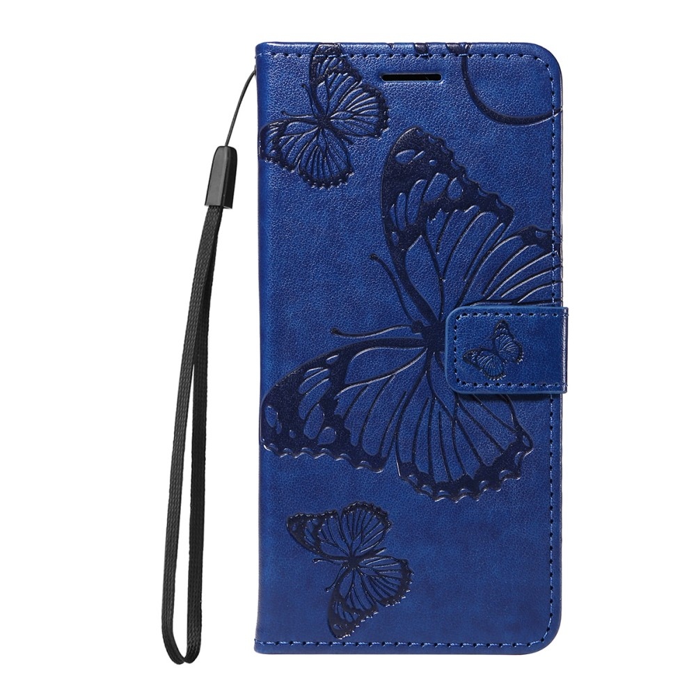 Big Butterfly knižkové púzdro na Xiaomi Redmi A5 (171.7x77.8x8.3mm) - modré