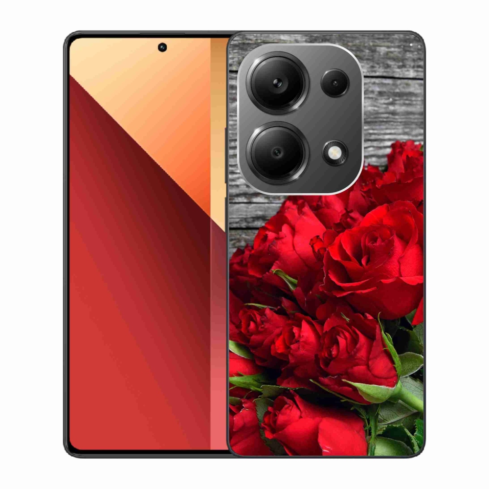 Gélový kryt mmCase na Xiaomi Redmi Note 13 Pro 4G/Poco M6 Pro - červené ruže