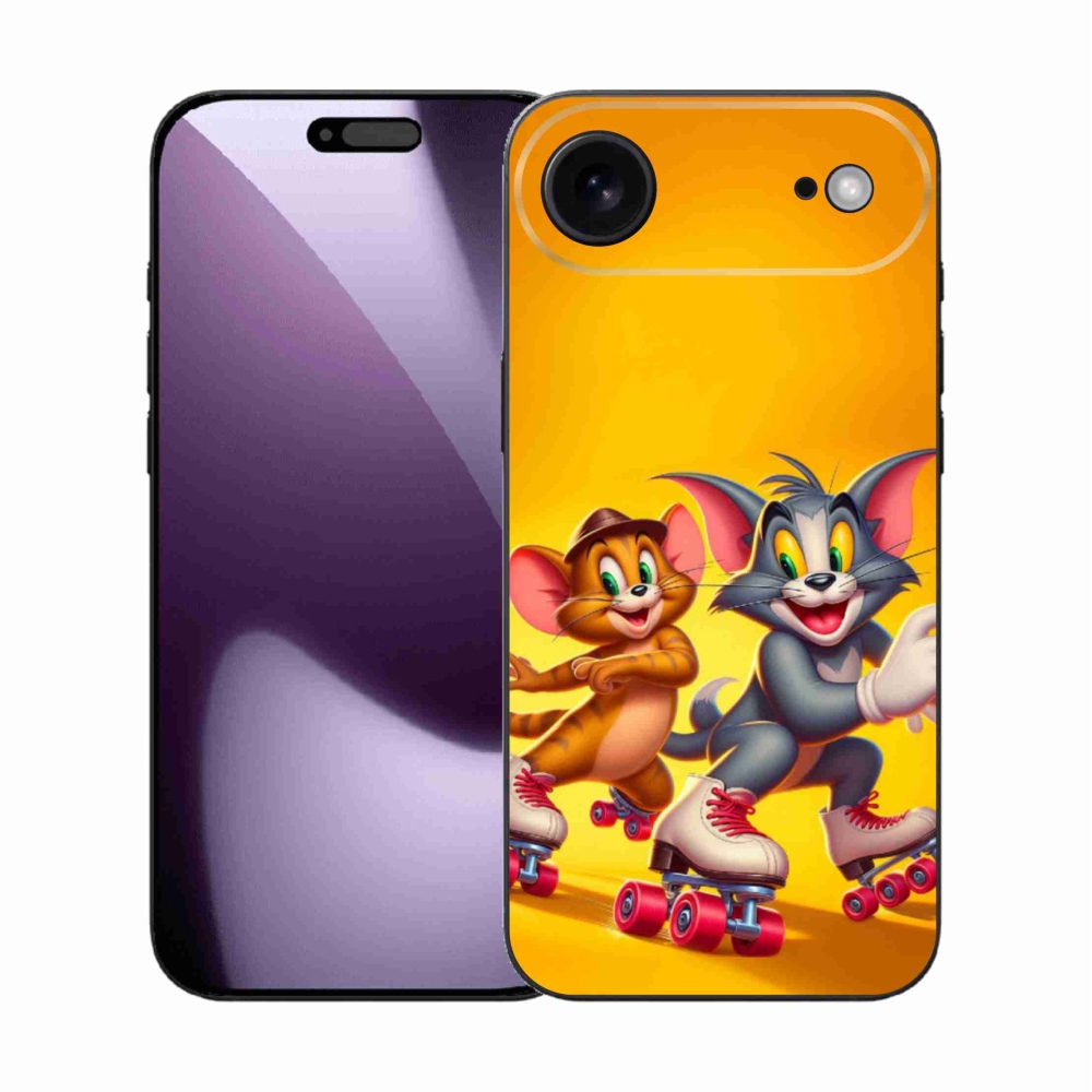 Gélový kryt mmCase na iPhone 17 Air - tom a jerry