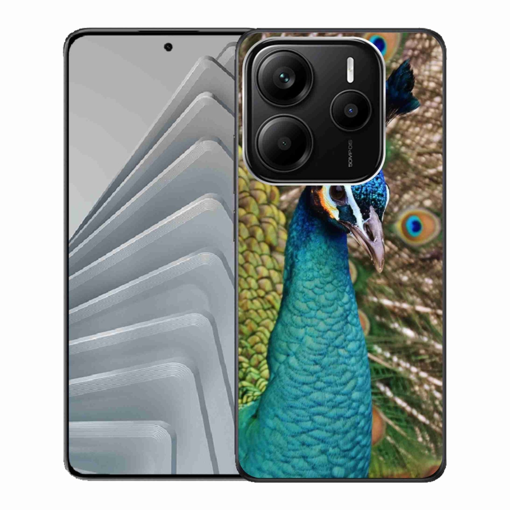Gélový kryt mmCase na Xiaomi Redmi Note 14 5G - páv