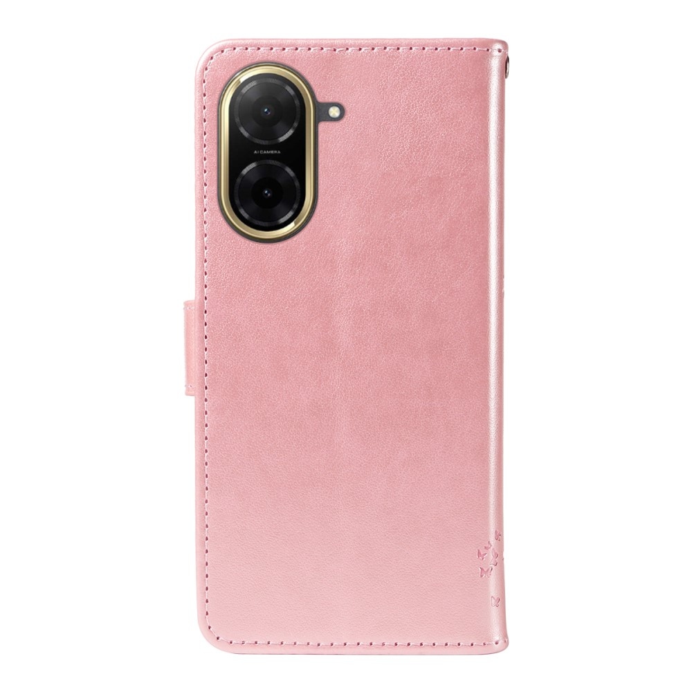 Trees knižkové puzdro na Xiaomi Redmi A5 (173.45x79.35x8.45mm) - ružovozlaté
