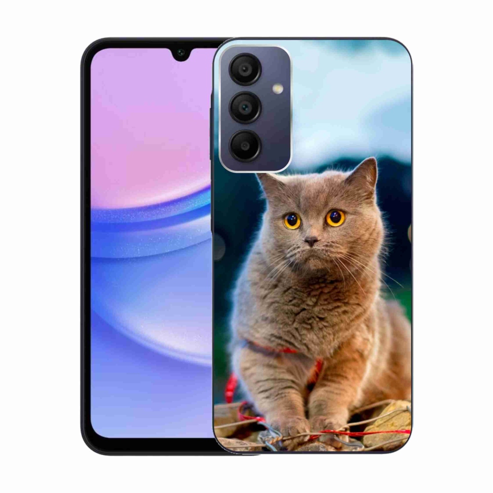 Gélový kryt mmCase na Samsung Galaxy A15 4G/5G - britská modrá 2