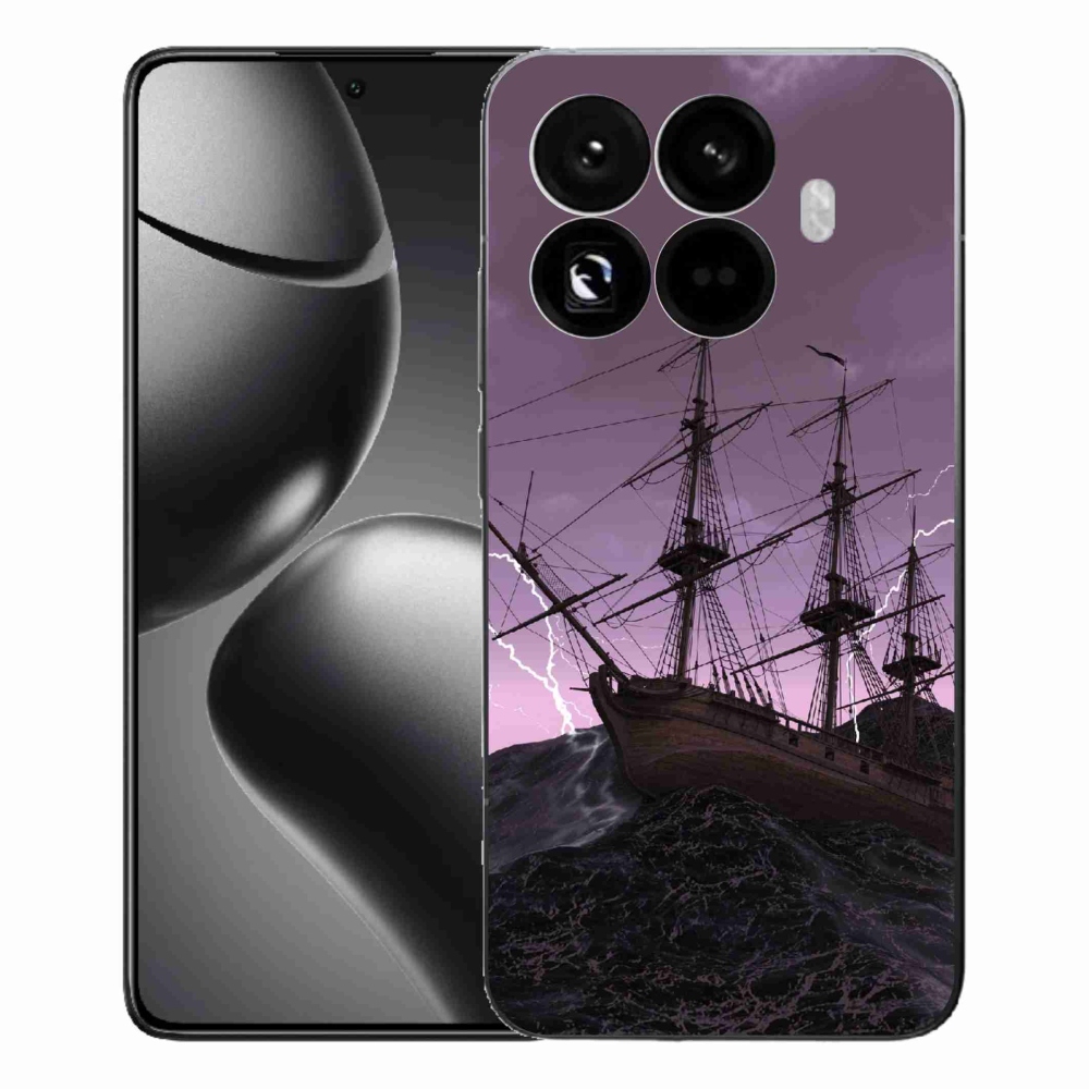 Gélový kryt mmCase na Xiaomi 15T Pro - loď v búrke
