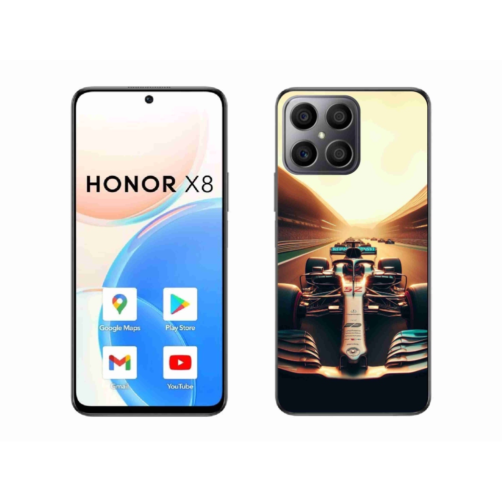 Gélový kryt mmCase na Honor X8 4G - formula 1