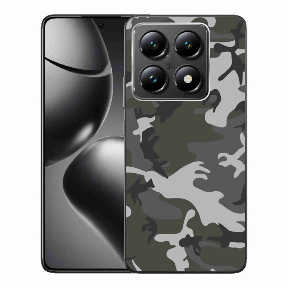 Gélový kryt mmCase na Xiaomi 14T - maskáčový vzor
